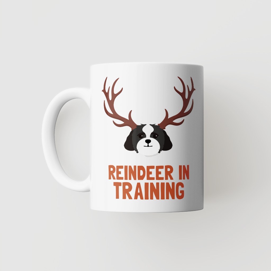 Reindeer In Training: Personalised {breedFullName} Mug