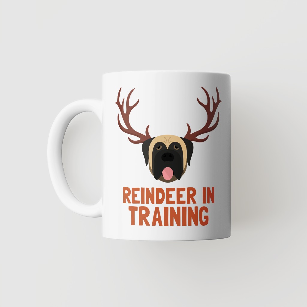 Reindeer In Training: Personalised {breedFullName} Mug