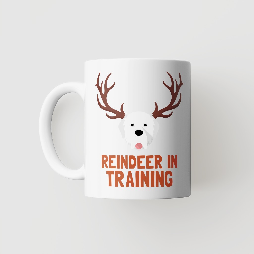 Reindeer In Training: Personalised {breedFullName} Mug