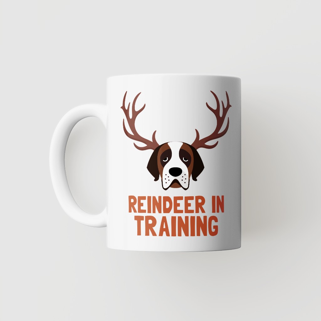 Reindeer In Training: Personalised {breedFullName} Mug