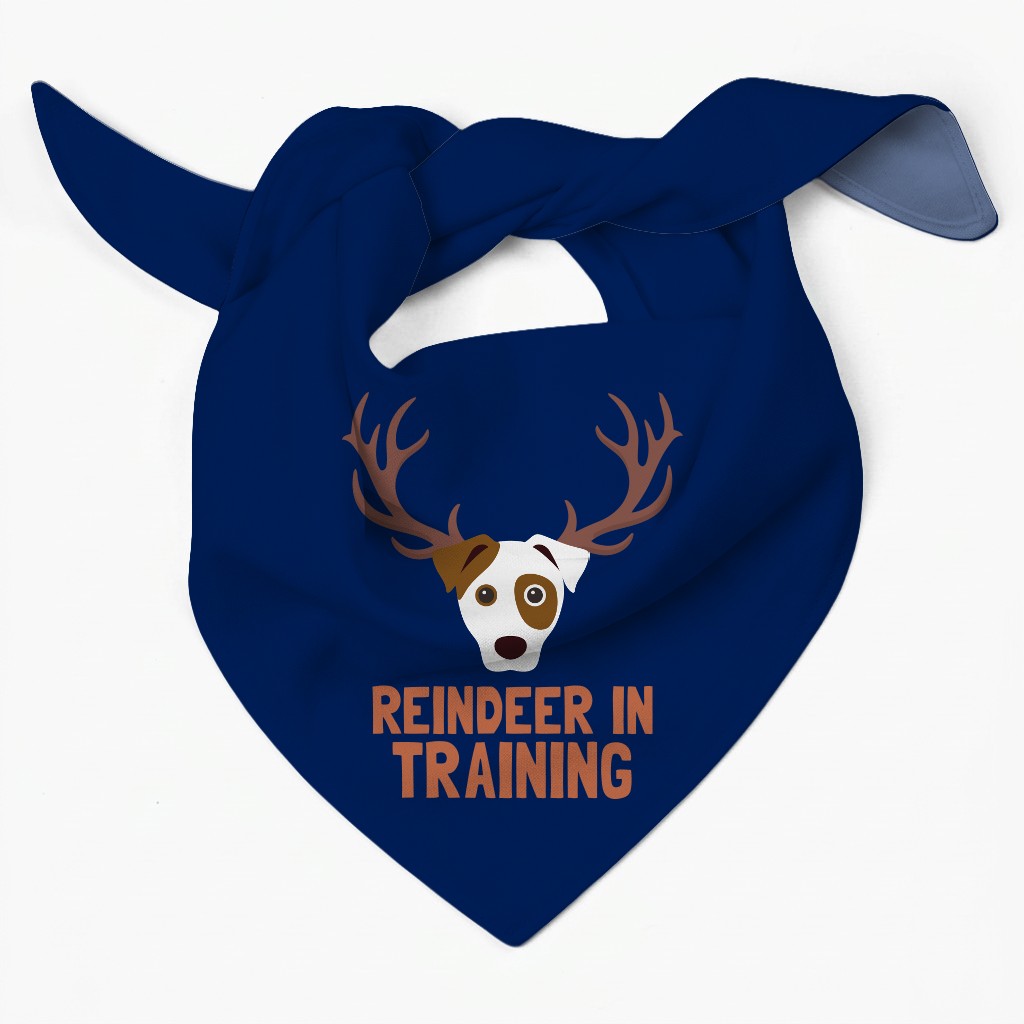Reindeer In Training: Personalised {breedFullName} Bandana