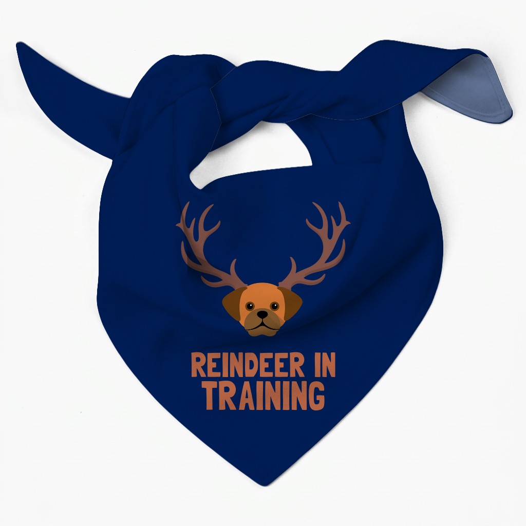 Reindeer In Training: Personalised {breedFullName} Bandana