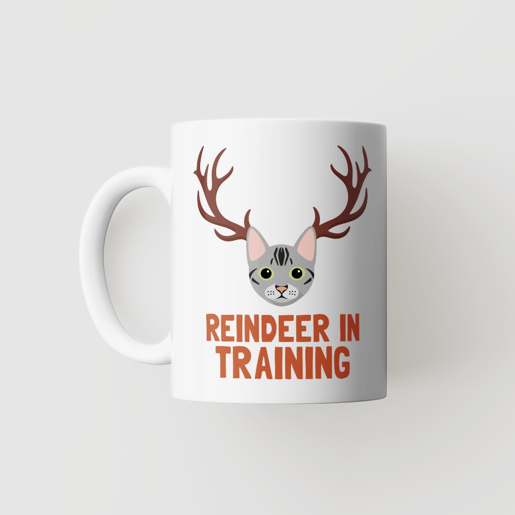 Reindeer In Training: Personalised {breedFullName} Mug