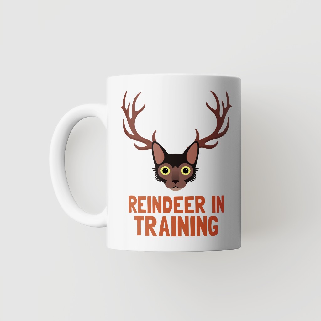 Reindeer In Training: Personalised {breedFullName} Mug