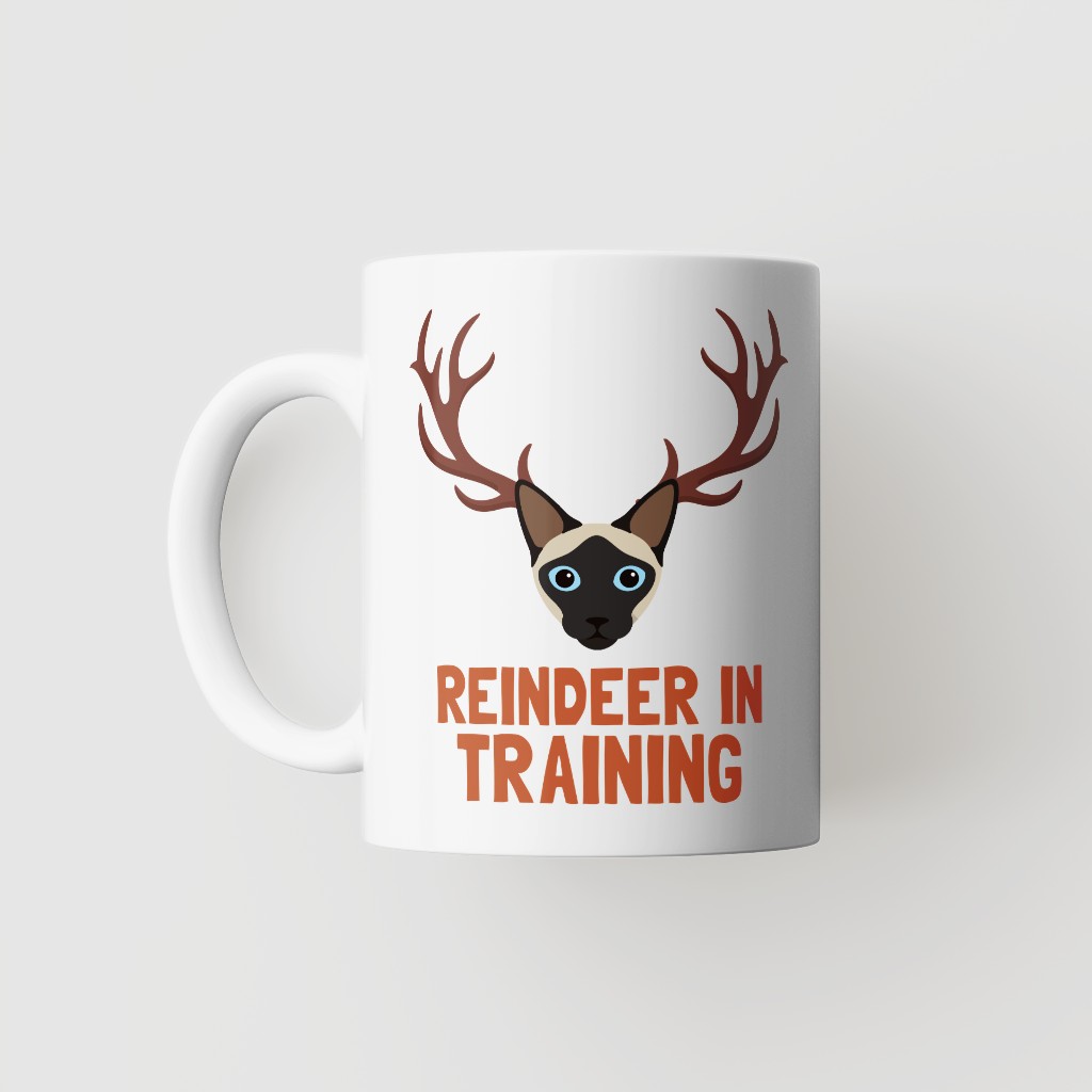 Reindeer In Training: Personalised {breedFullName} Mug