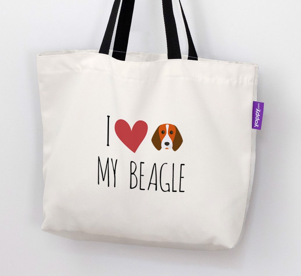 'I love my {breedCommonName}' Canvas Bag