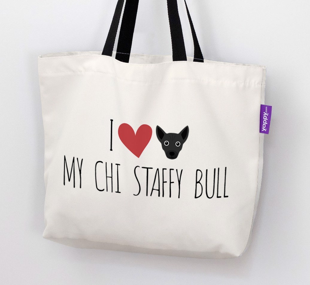 'I love my {breedCommonName}' Canvas Bag