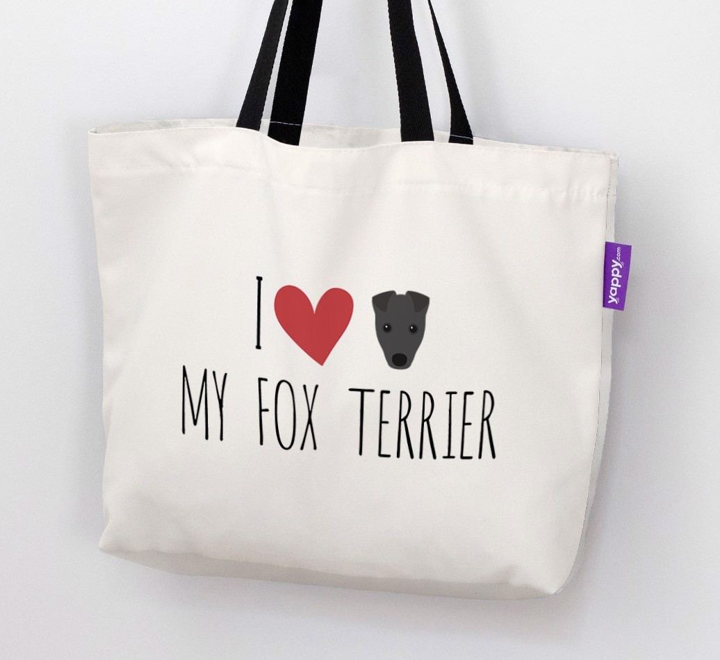 'I love my {breedCommonName}' Canvas Bag