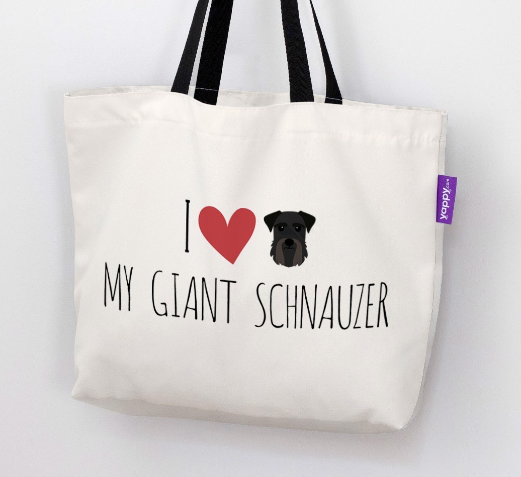 'I love my {breedCommonName}' Canvas Bag