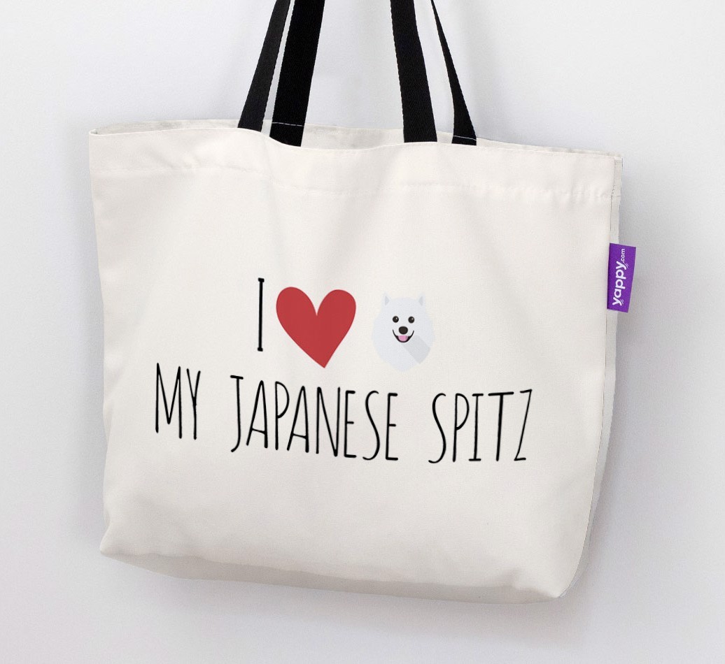 'I love my {breedCommonName}' Canvas Bag