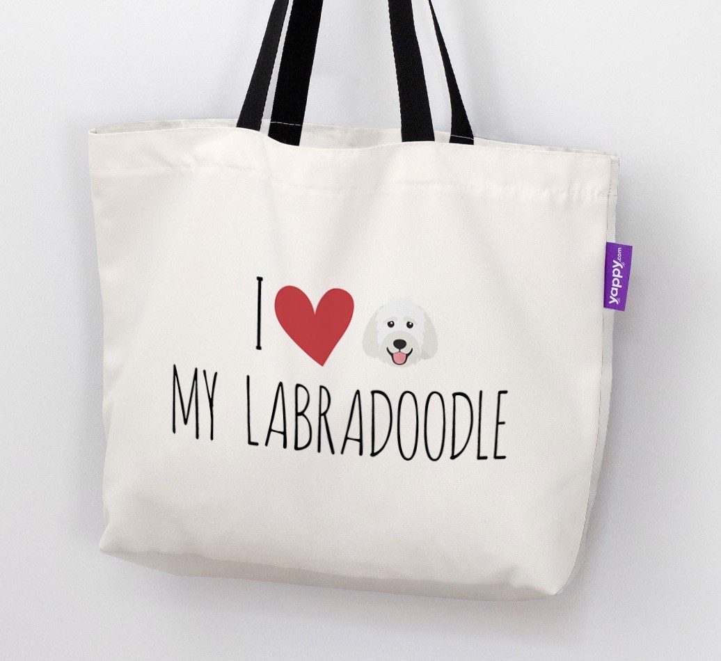 'I love my {breedCommonName}' Canvas Bag