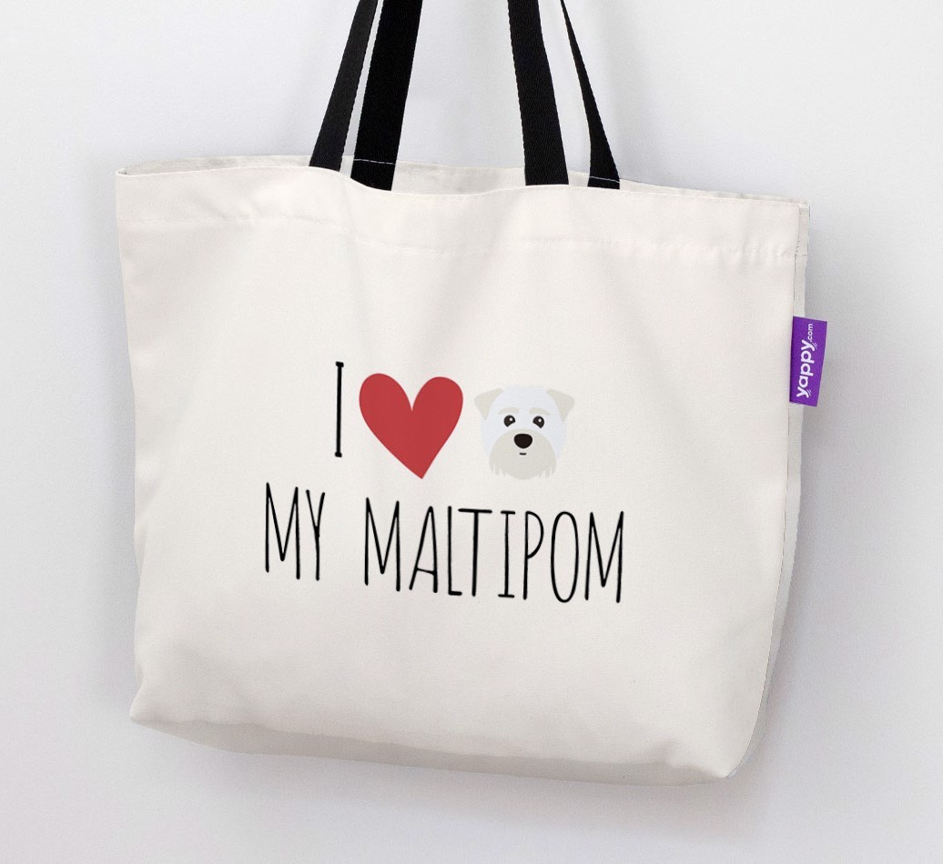 'I love my {breedCommonName}' Canvas Bag