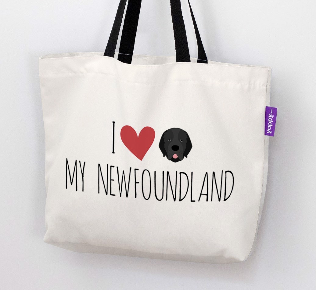 'I love my {breedCommonName}' Canvas Bag