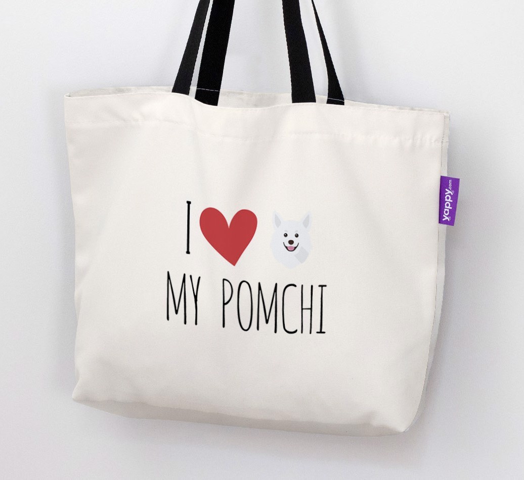 'I love my {breedCommonName}' Canvas Bag