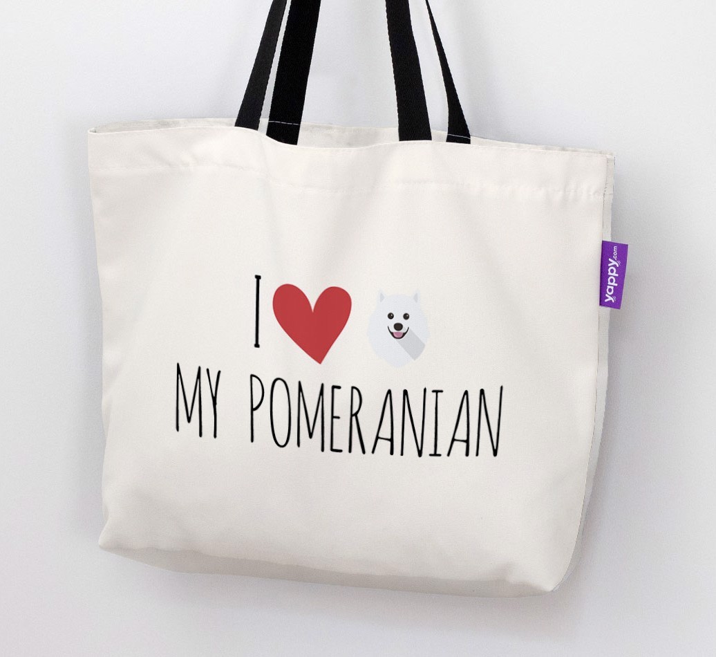 'I love my {breedCommonName}' Canvas Bag