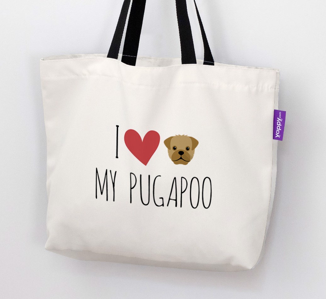 'I love my {breedCommonName}' Canvas Bag