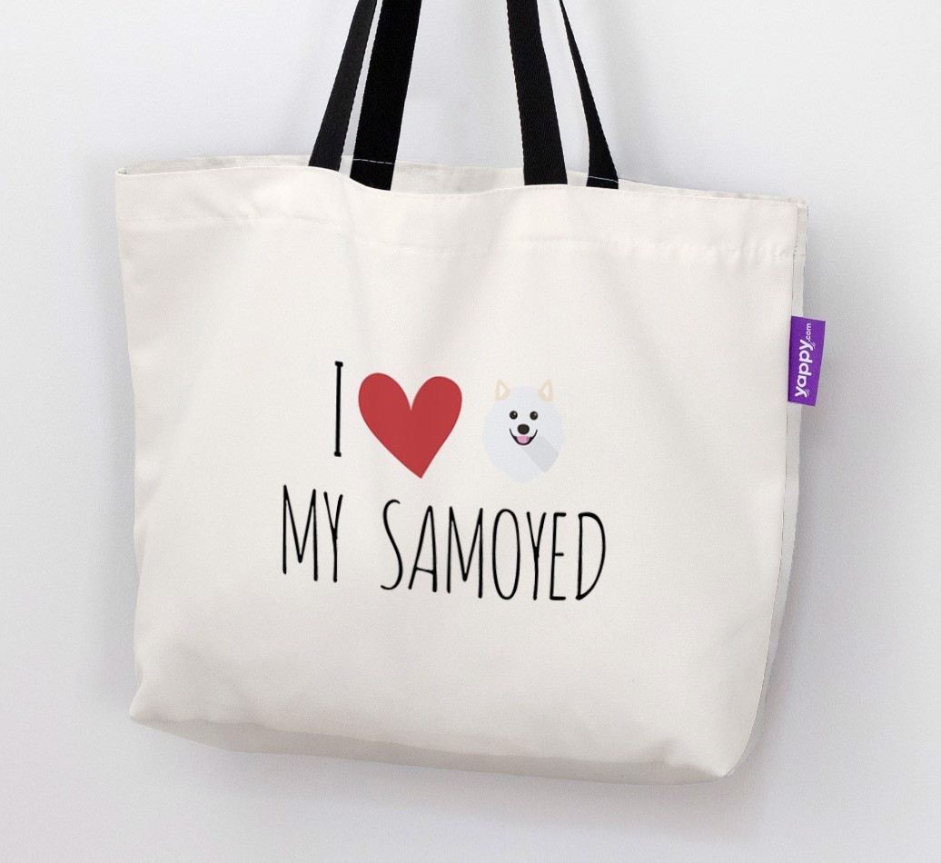 'I love my {breedCommonName}' Canvas Bag