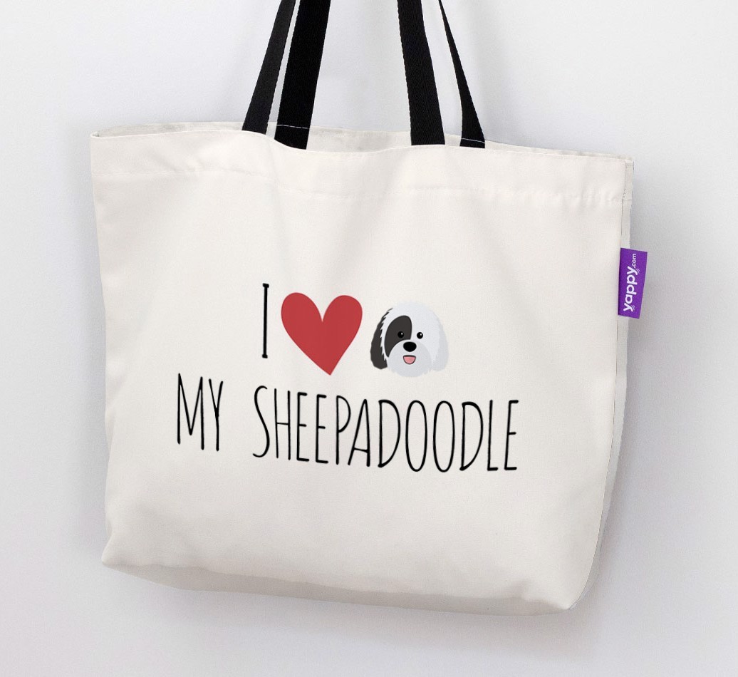 'I love my {breedCommonName}' Canvas Bag