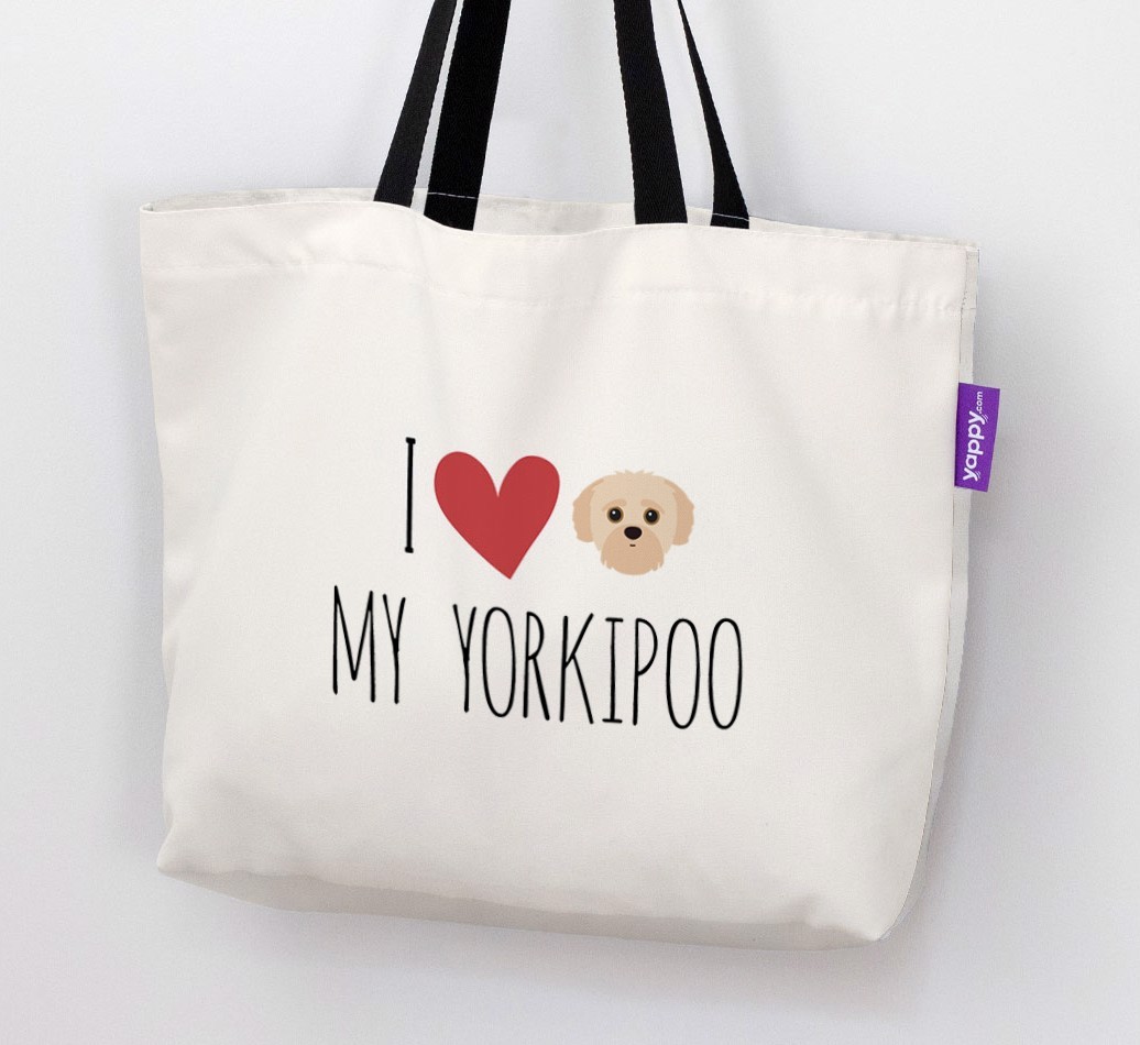 'I love my {breedCommonName}' Canvas Bag