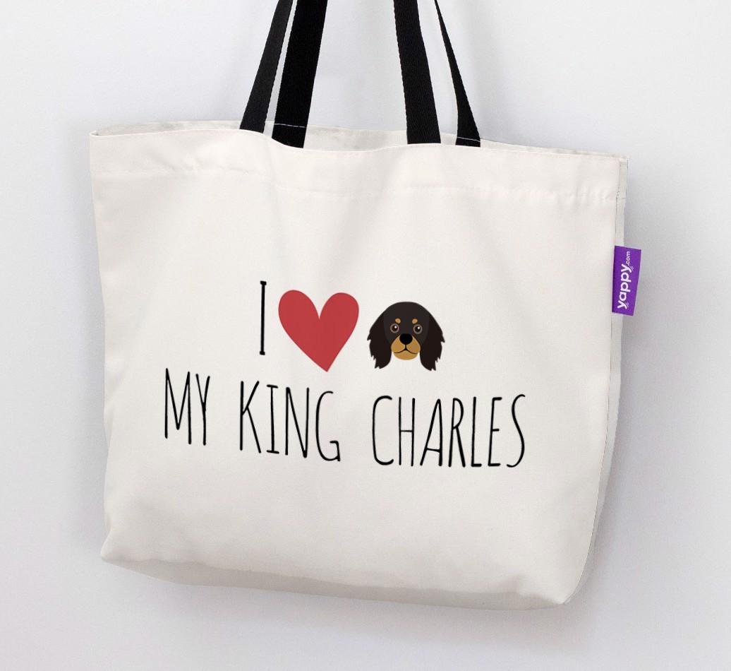 I Love My {breedShortName}: Personalized Canvas Bag