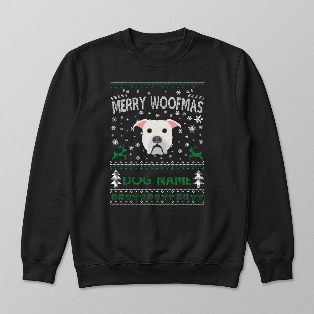 Merry Woofmas: Personalised {breedFullName} Sweatshirt
