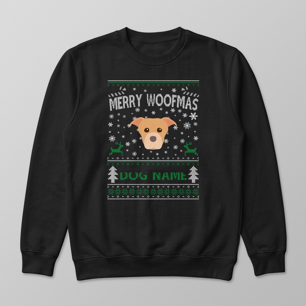 Merry Woofmas: Personalised {breedFullName} Sweatshirt
