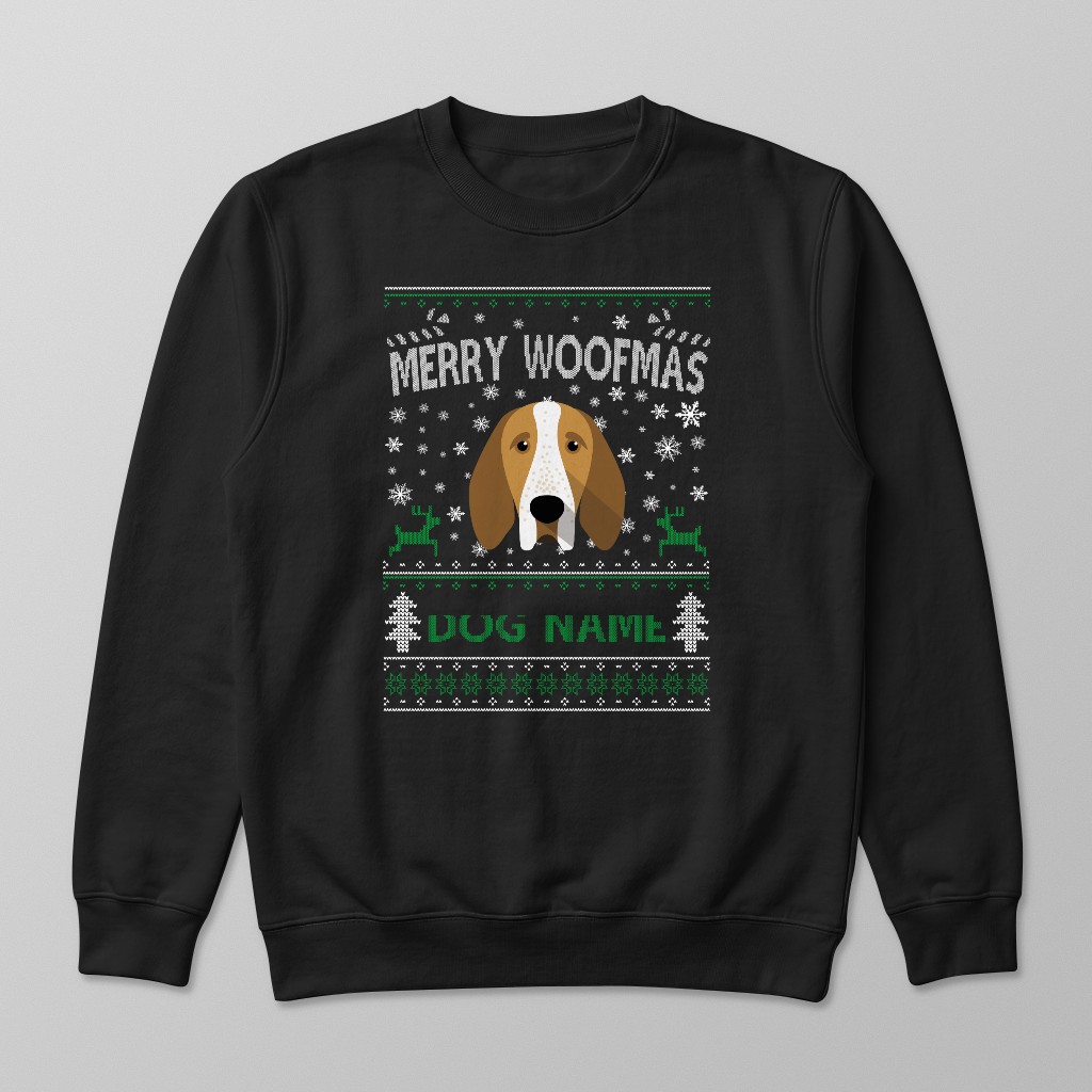 Merry Woofmas: Personalised {breedFullName} Sweatshirt
