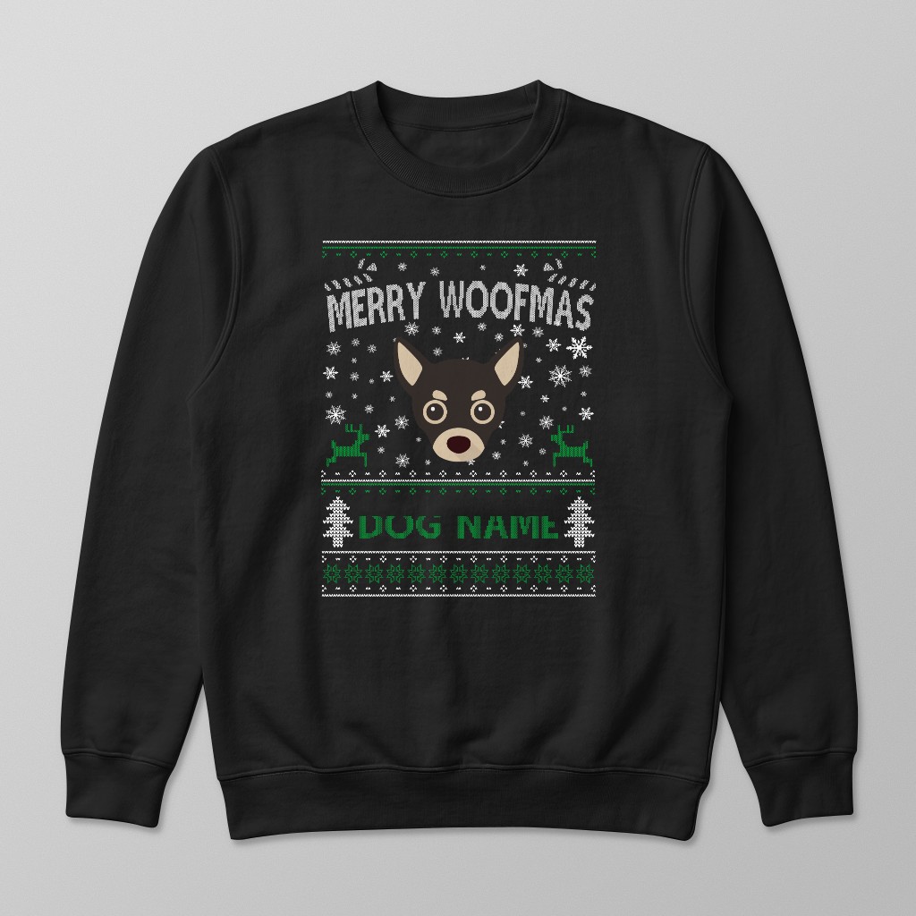 Merry Woofmas: Personalised {breedFullName} Sweatshirt
