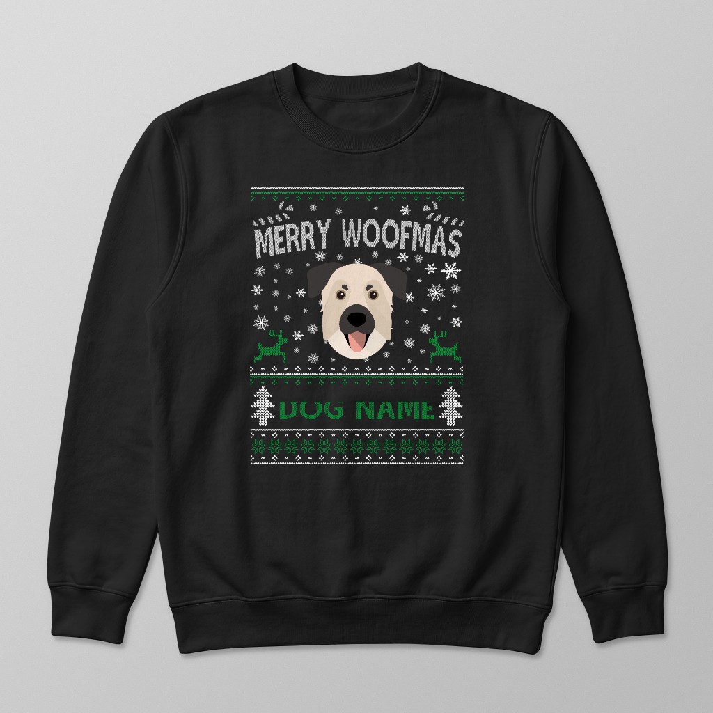 Merry Woofmas: Personalised {breedFullName} Sweatshirt
