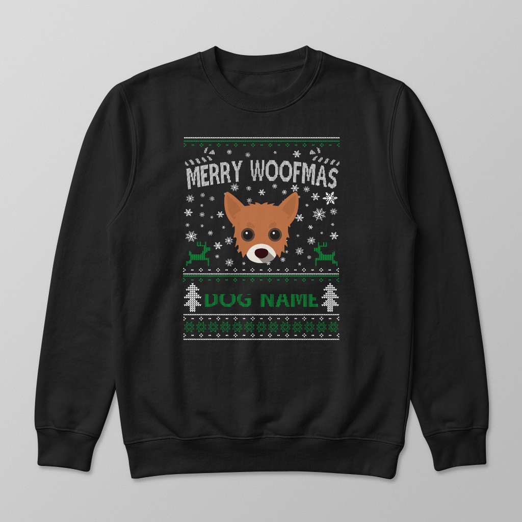 Merry Woofmas: Personalised {breedFullName} Sweatshirt