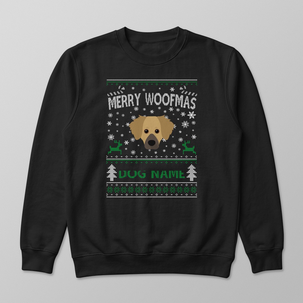 Merry Woofmas: Personalised {breedFullName} Sweatshirt