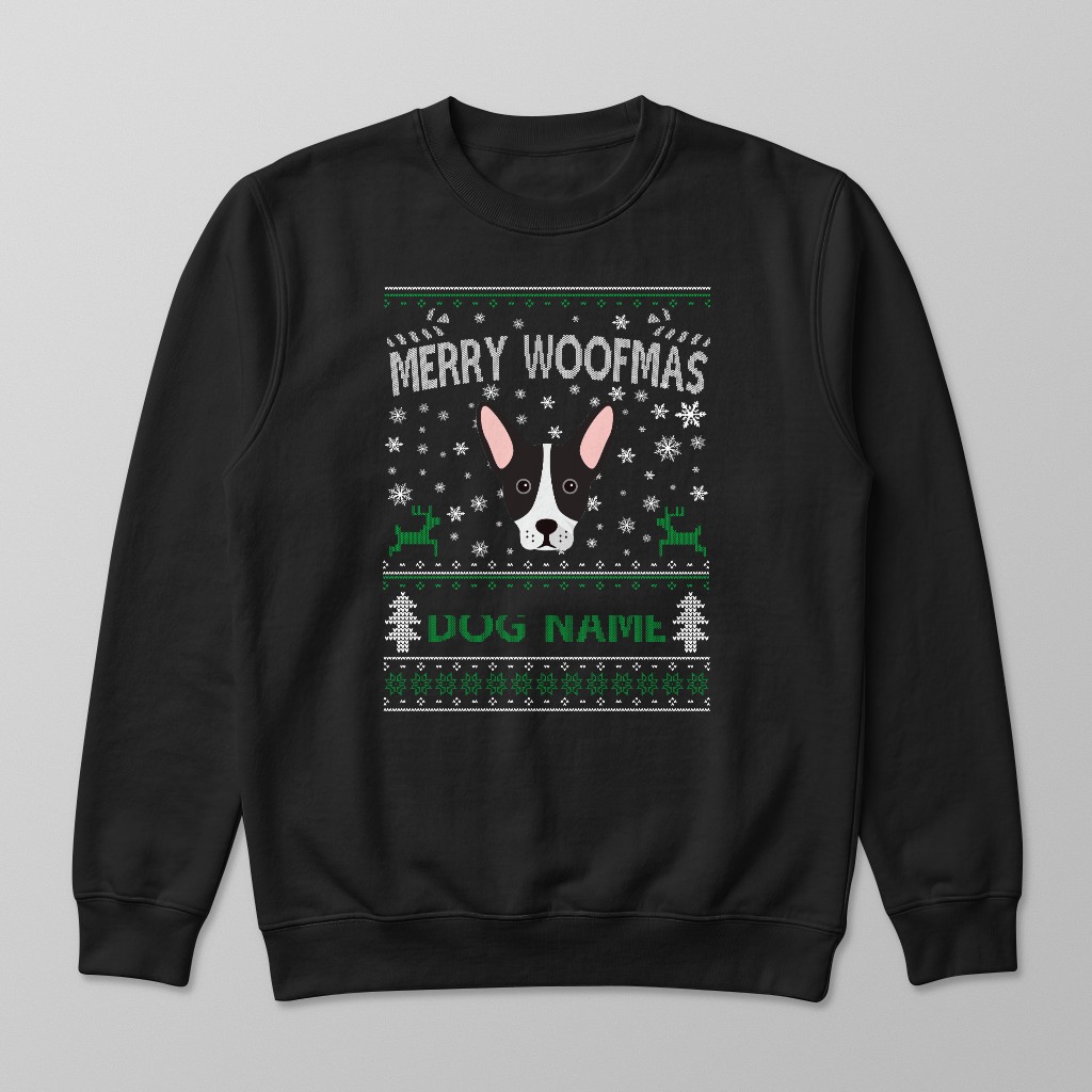 Merry Woofmas: Personalised {breedFullName} Sweatshirt