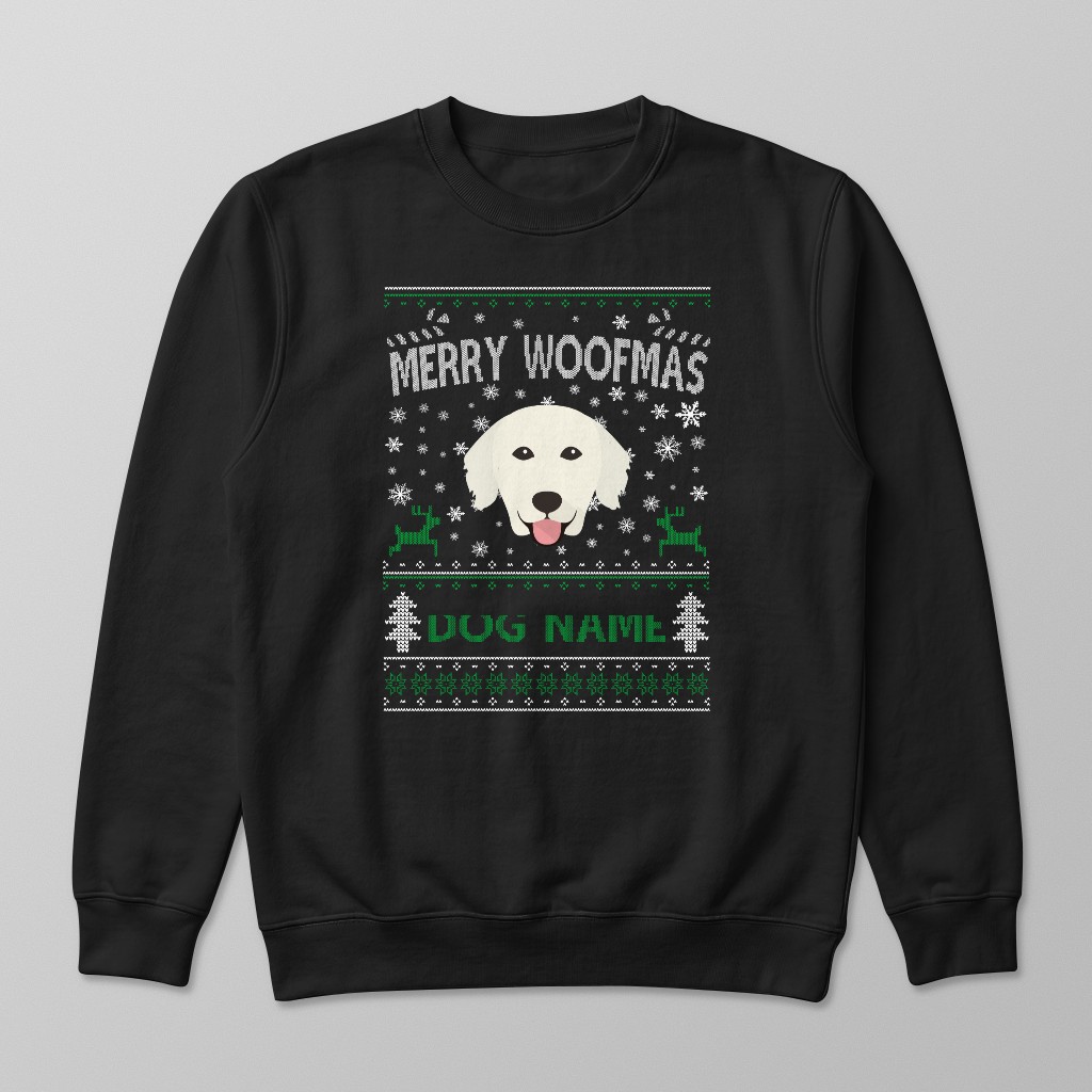 Merry Woofmas: Personalised {breedFullName} Sweatshirt