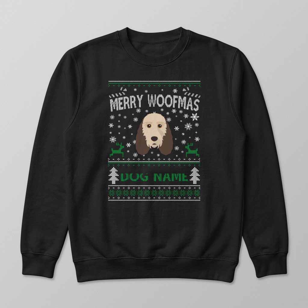 Merry Woofmas: Personalised {breedFullName} Sweatshirt