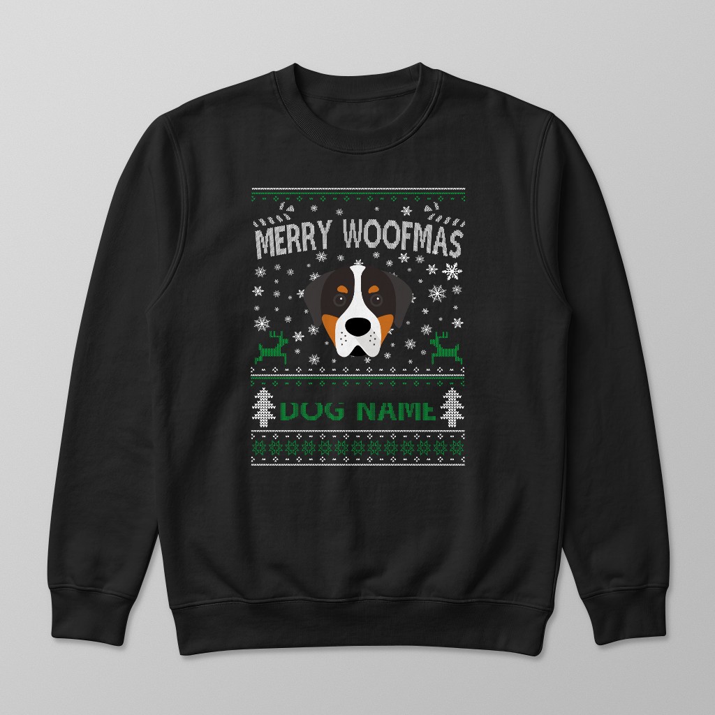 Merry Woofmas: Personalised {breedFullName} Sweatshirt