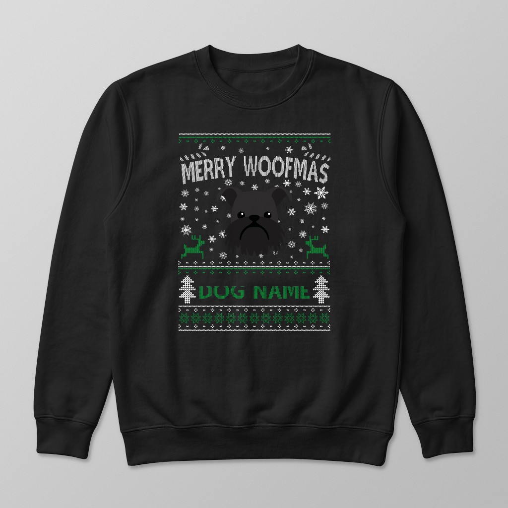 Merry Woofmas: Personalised {breedFullName} Sweatshirt