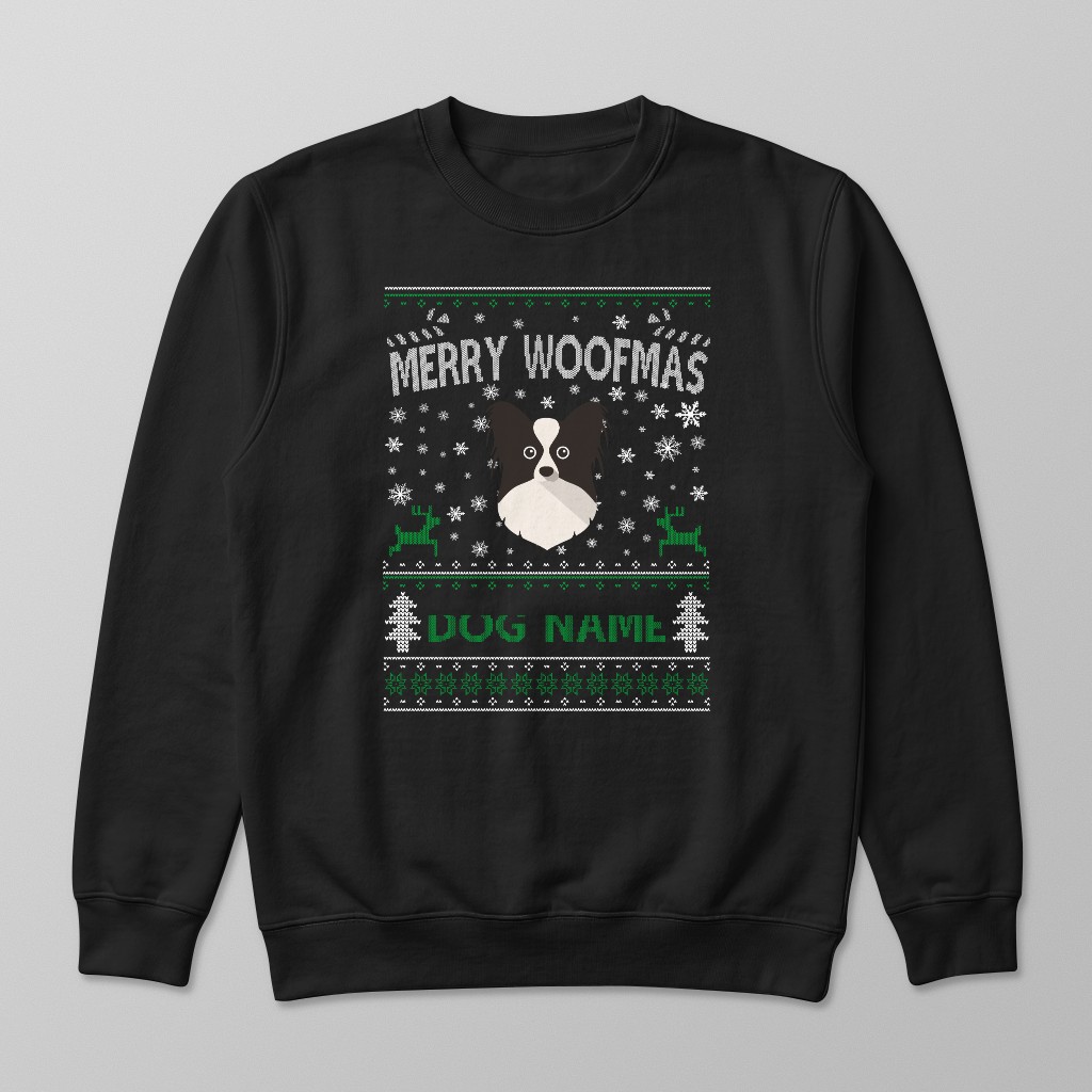 Merry Woofmas: Personalised {breedFullName} Sweatshirt