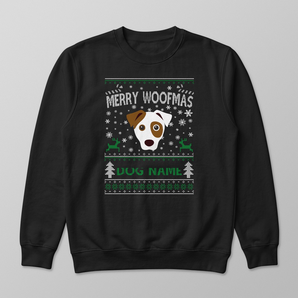 Merry Woofmas: Personalised {breedFullName} Sweatshirt