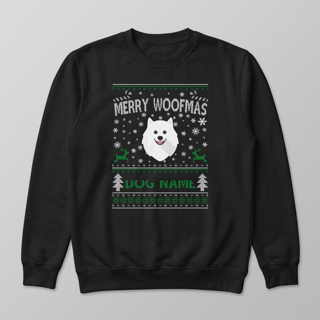 Merry Woofmas: Personalised {breedFullName} Sweatshirt