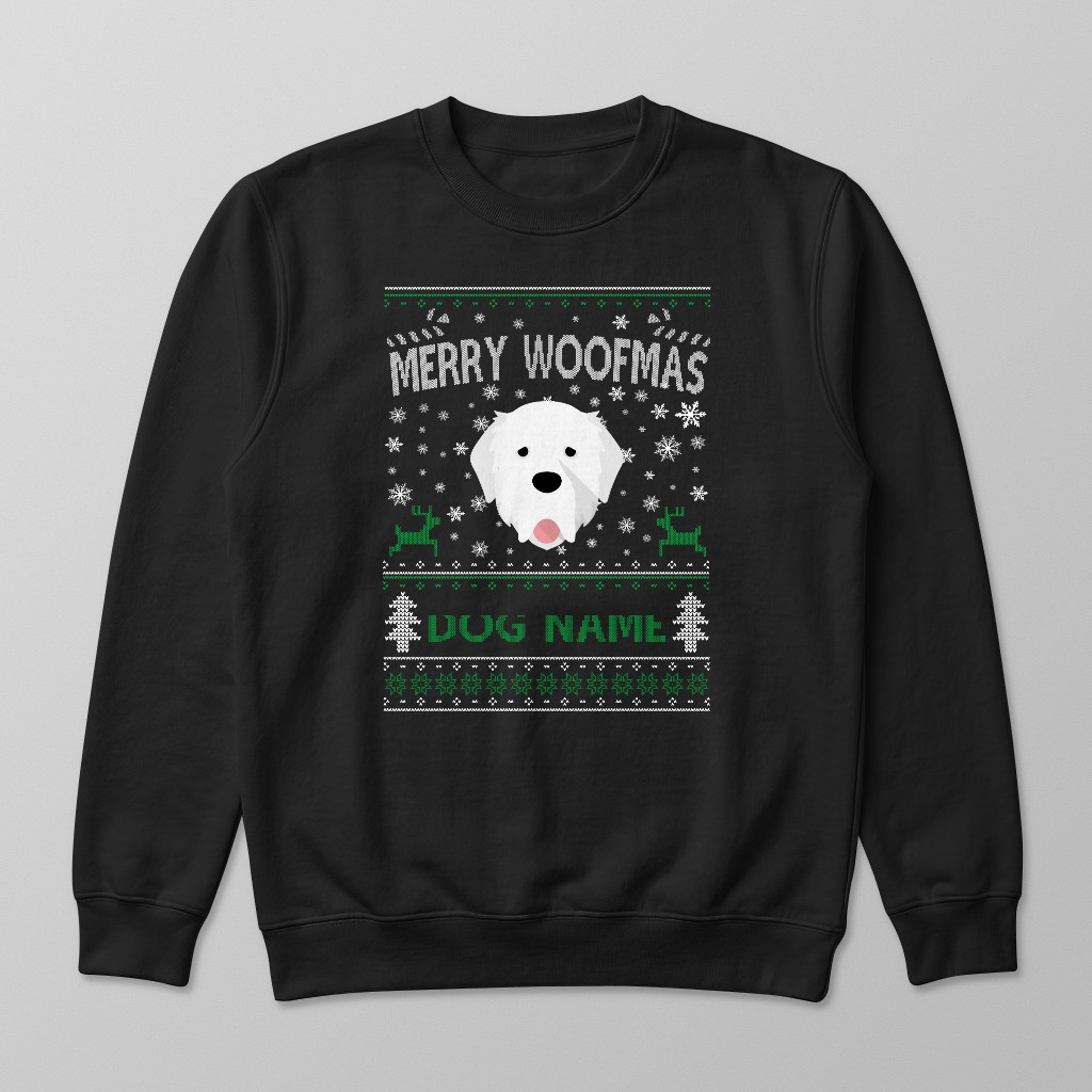 Merry Woofmas: Personalised {breedFullName} Sweatshirt