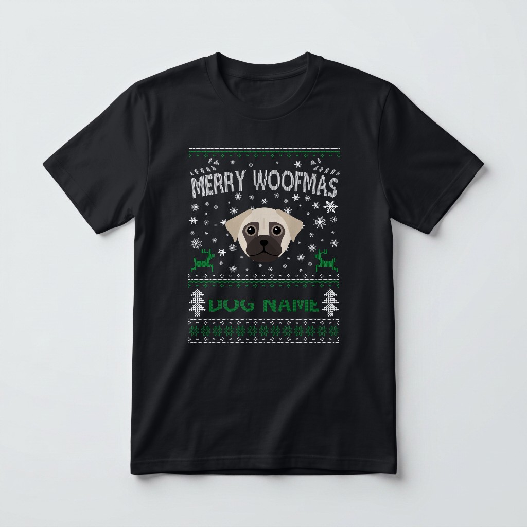 Merry Woofmas: Personalised {breedFullName} T-Shirt