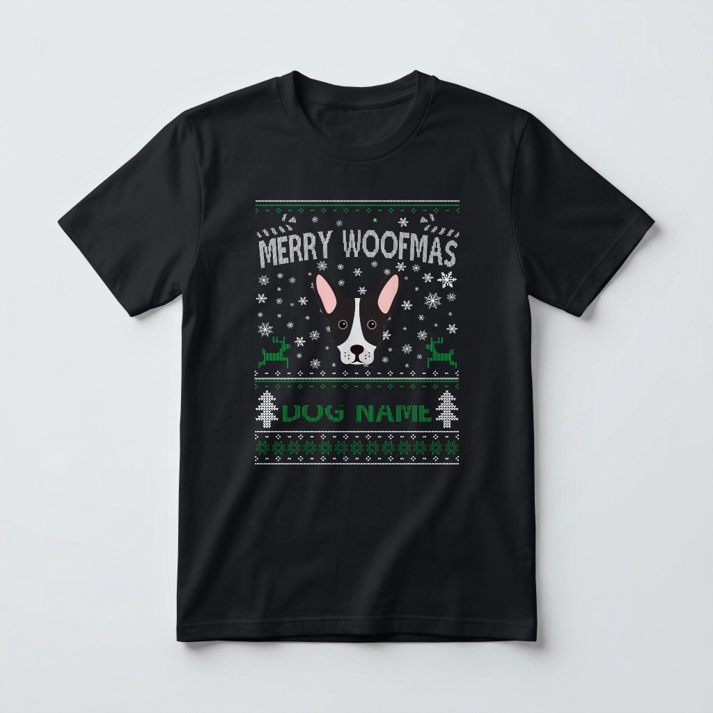 Merry Woofmas: Personalised {breedFullName} T-Shirt