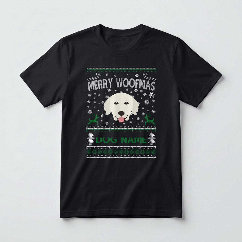 Merry Woofmas: Personalised {breedFullName} T-Shirt