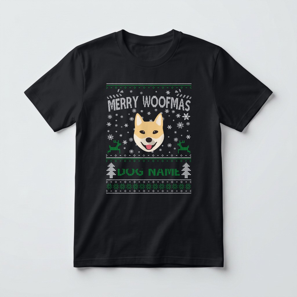 Merry Woofmas: Personalised {breedFullName} T-Shirt