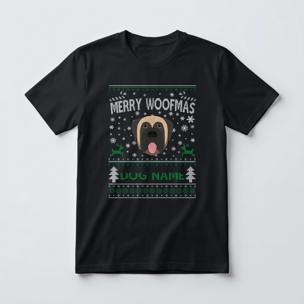 Merry Woofmas: Personalised {breedFullName} T-Shirt