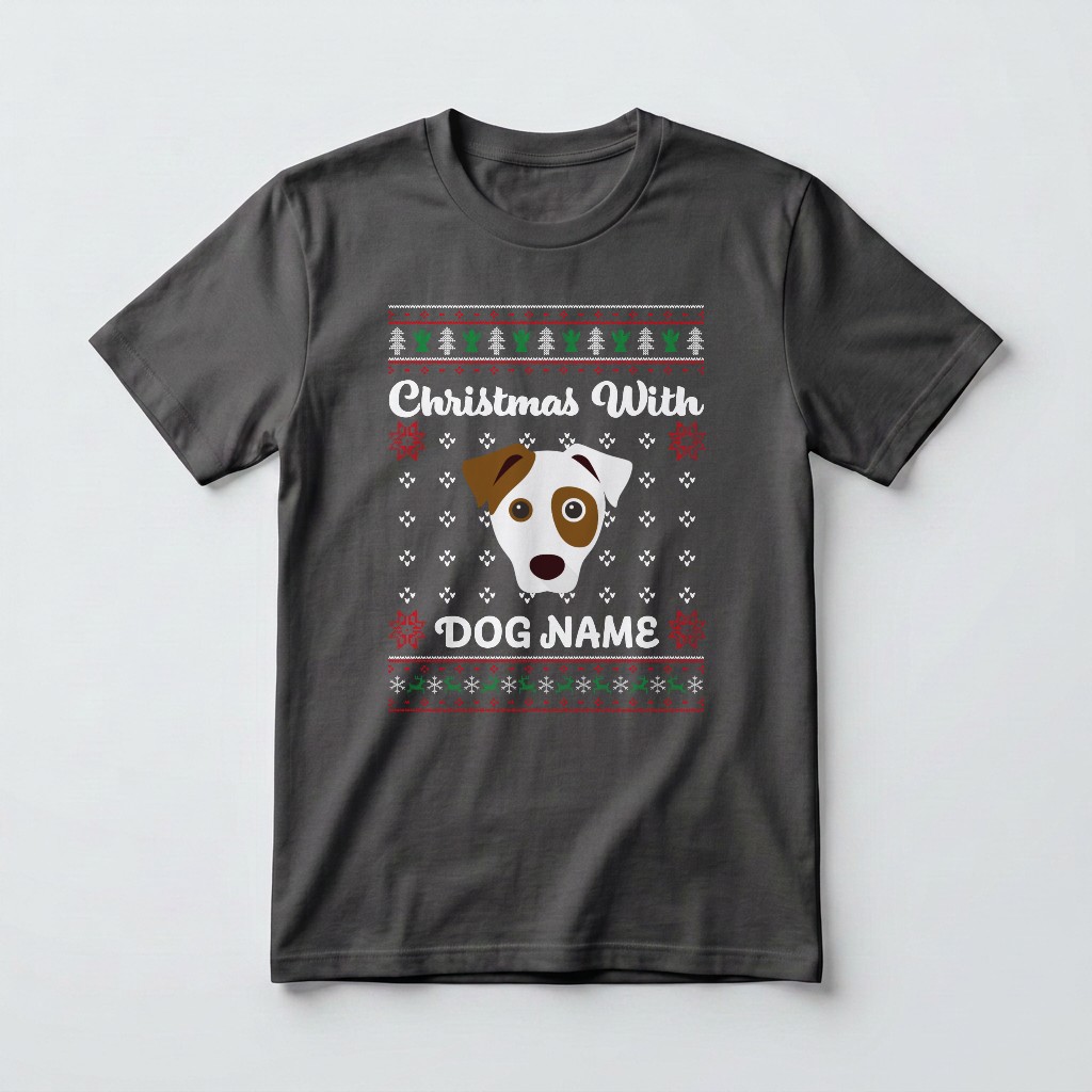 Christmas Knit: Personalised {breedFullName} T-Shirt