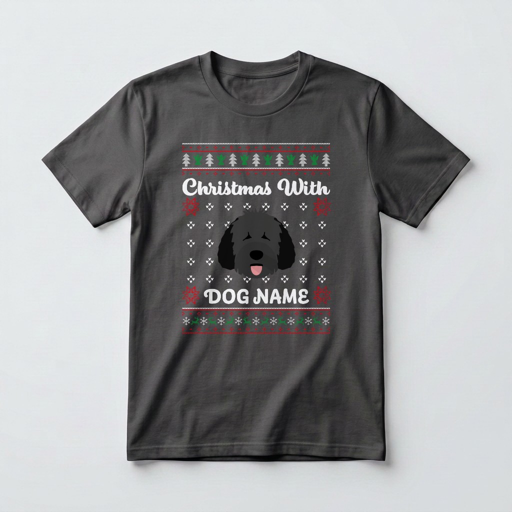 Christmas Knit: Personalised {breedFullName} T-Shirt