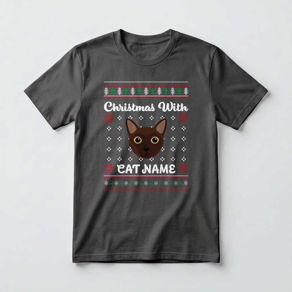 Christmas Knit: Personalised {breedFullName} T-Shirt