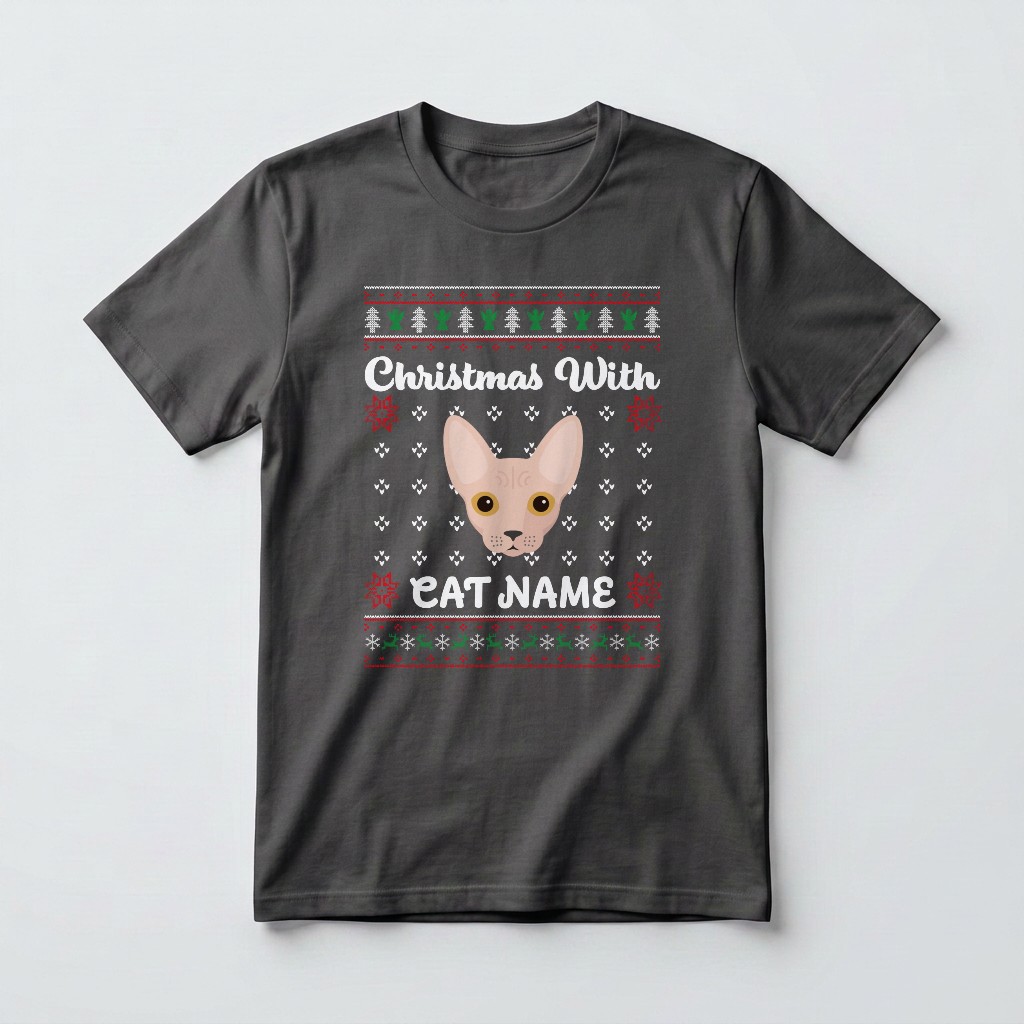 Christmas Knit: Personalized {breedFullName} T-Shirt