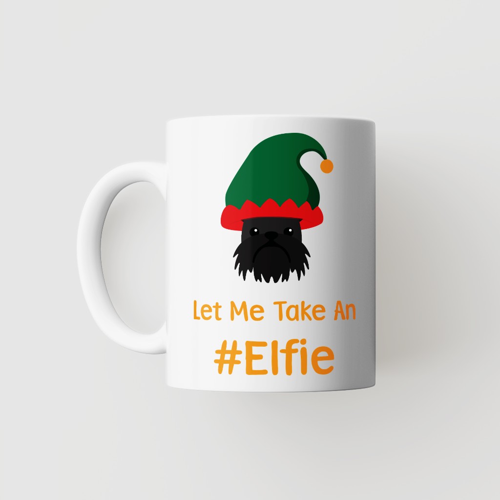 Let Me Take An Elfie: Personalised {breedFullName} Mug